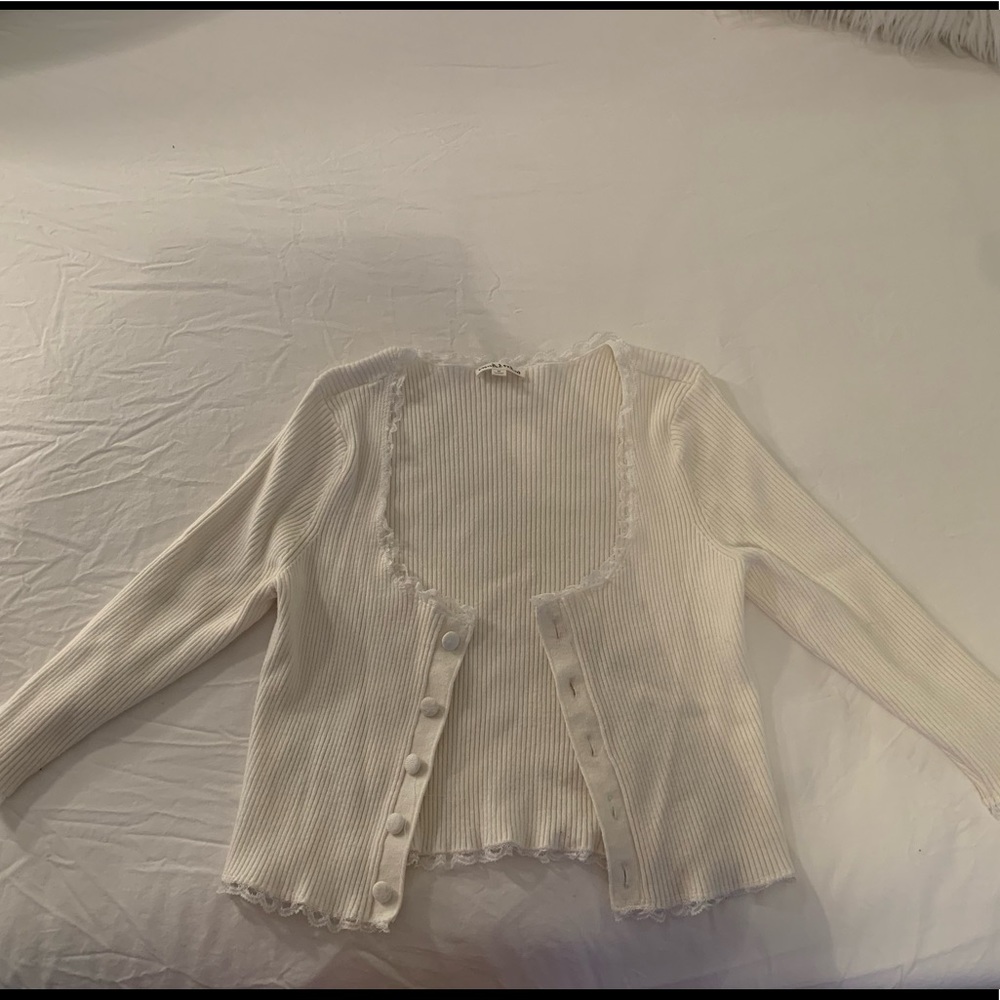 For love and lemons scoop neck cardigan